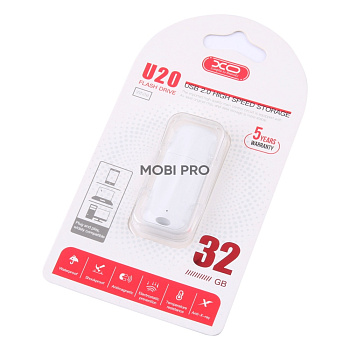 USB-флеш (USB 2.0) 32GB XO U20 Белый USB-флеш (USB 2.0) 32GB XO U20 Белый