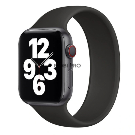 Ремешок - для "Apple Watch 38/40 mm" монобраслет (black) (135 мм)