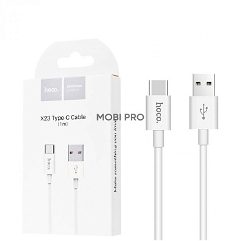 Кабель Type-C - Type-C Hoco X23 (PD) Белый