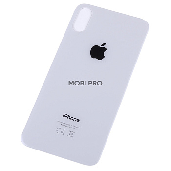 Задняя крышка для iPhone X с увелич.вырезом под камеру Белый - OR Задняя крышка для iPhone X с увелич.вырезом под камеру Белый - OR