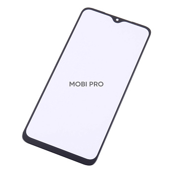 Стекло для переклейки Xiaomi Poco M3/Redmi 9T (M2010J19CG/M2010J19SY) в сборе с OCA пленкой Черный - OR (Mitsubishi)