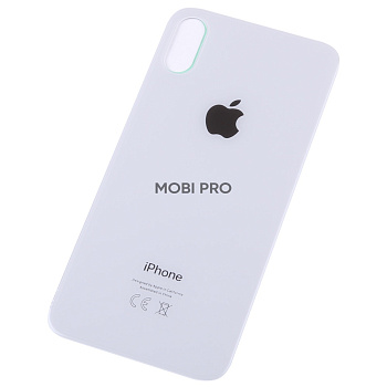 Задняя крышка для iPhone XS с увелич.вырезом под камеру Белый Задняя крышка для iPhone XS с увелич.вырезом под камеру Белый