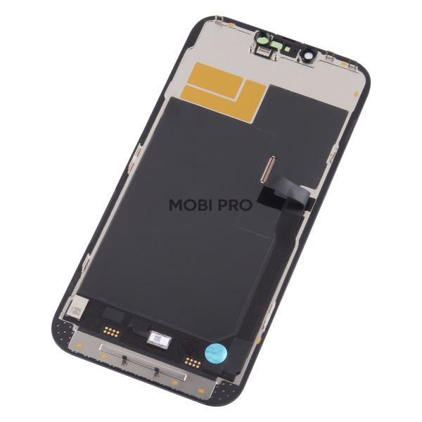 Дисплей для iPhone 13 Pro Max в сборе с тачскрином Черный - (Soft OLED, Full HD, 120 Гц) (с верификацией = с привязкой без ошибки)