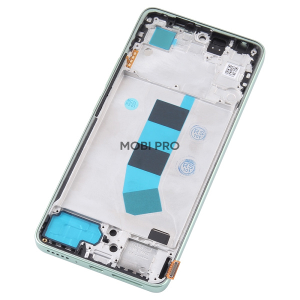 Дисплей для Xiaomi Redmi Note 13 4G (23129RAA4G/23124RA7EO/23129RA5FL) модуль с рамкой Зеленый - (In-Cell)