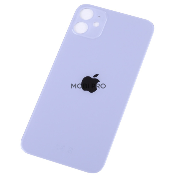 Задняя крышка для iPhone 11 с увелич.вырезом под камеру Фиолетовый - OR Задняя крышка для iPhone 11 с увелич.вырезом под камеру Фиолетовый - OR