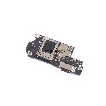 Шлейф для Xiaomi Redmi Note 12 Pro+ (221013164UG) плата на системный разъем/разъем SIM/микрофон