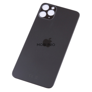 Задняя крышка для iPhone 11 Pro Max с увелич.вырезом под камеру Черный - OR Задняя крышка для iPhone 11 Pro Max с увелич.вырезом под камеру Черный - OR