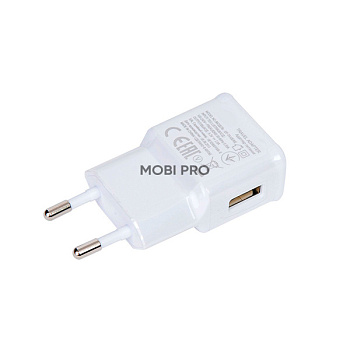 Сетевое зарядное устройство USB для Samsung (10W) (тех.упак.) Белый - Китай Сетевое зарядное устройство USB для Samsung (10W) (тех.упак.) Белый - Китай