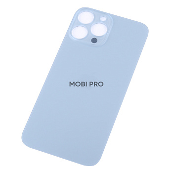 Задняя крышка для iPhone 13 Pro Max с увелич.вырезом под камеру Голубой - OR Задняя крышка для iPhone 13 Pro Max с увелич.вырезом под камеру Голубой - OR