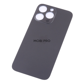 Задняя крышка для iPhone 14 Pro Max с увелич.вырезом под камеру Черный - OR Задняя крышка для iPhone 14 Pro Max с увелич.вырезом под камеру Черный - OR