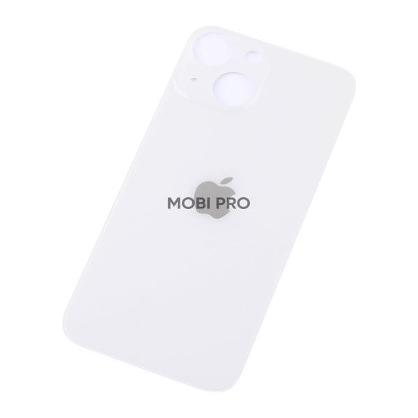 Задняя крышка для iPhone 13 mini с увелич.вырезом под камеру Белый - OR Задняя крышка для iPhone 13 mini с увелич.вырезом под камеру Белый - OR