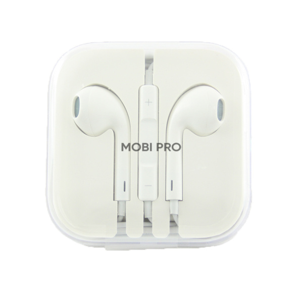 Гарнитура для iPhone 5 (mini jack 3.5, вкладыши) Белый