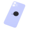 Задняя крышка для iPhone 12 mini (A2399) Фиолетовый (стекло, монолит, широкий вырез под камеру, лого
