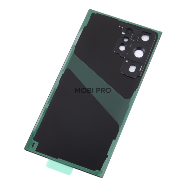 Задняя крышка для Samsung Galaxy S23 Ultra (S918B) Черный - Премиум Задняя крышка для Samsung Galaxy S23 Ultra (S918B) Черный - Премиум