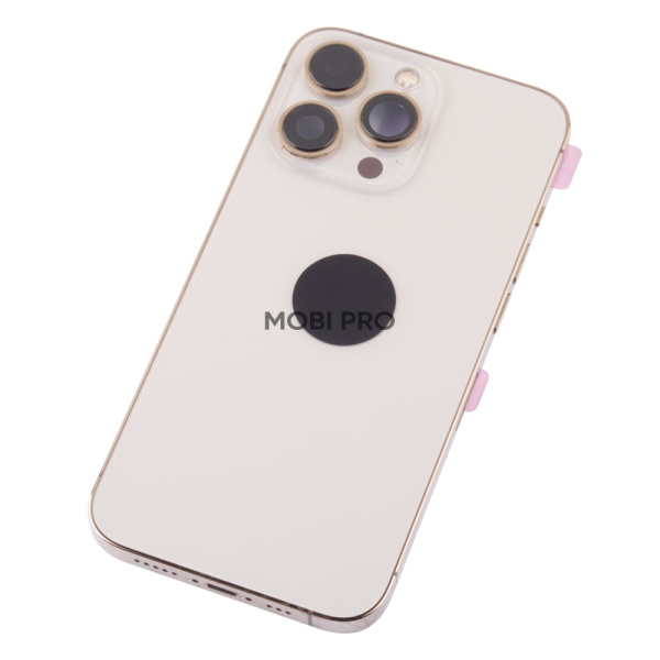 Корпус для iPhone 13 Pro в сборе со шлейфами с разбора Золото (возможен дефект ЛКП) - OR Корпус для iPhone 13 Pro в сборе со шлейфами с разбора Золото (возможен дефект ЛКП) - OR