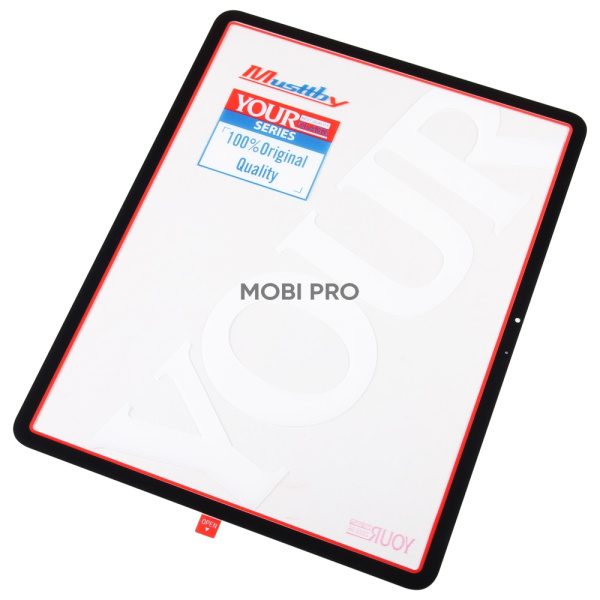 Стекло для переклейки MUSTTBY iPad Air 13 2025 (7 Gen) в сборе с OCA 100% Черный