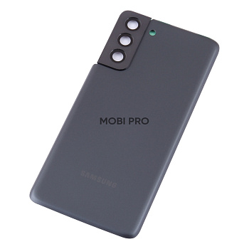 Задняя крышка для Samsung Galaxy S21 (G991B) Серый - Премиум Задняя крышка для Samsung Galaxy S21 (G991B) Серый - Премиум