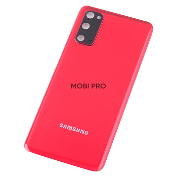 Задняя крышка для Samsung Galaxy S20 (G980F) Красный - Премиум Задняя крышка для Samsung Galaxy S20 (G980F) Красный - Премиум