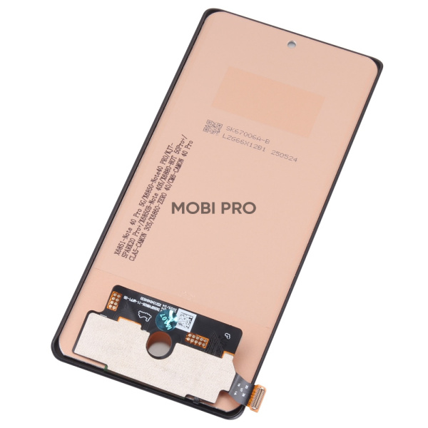 Дисплей для Infinix Note 40 Pro 4G/40 Pro+ 5G/Tecno Camon 40 Pro 4G (X6850/X6851B/CM6) в сборе с тачскрином Черный - (In-Cell)