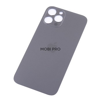 Задняя крышка для iPhone 12 Pro Max с увелич.вырезом под камеру Черный - OR Задняя крышка для iPhone 12 Pro Max с увелич.вырезом под камеру Черный - OR