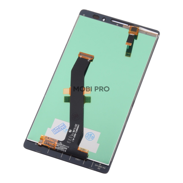 Дисплей для Lenovo K910 Vibe Z в сборе с тачскрином Черный - Оптима