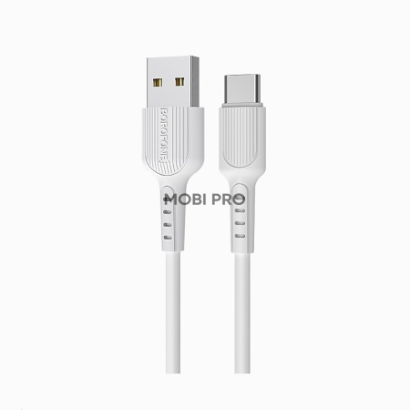 Кабель USB - Type-C Borofone BX16 Easy (white)