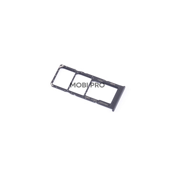 Держатель SIM для Samsung Galaxy A12 Nacho (A127F) Черный Держатель SIM для Samsung Galaxy A12 Nacho (A127F) Черный