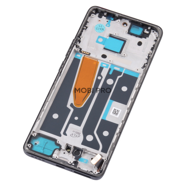 Дисплей для Realme 11 Pro 5G/11 Pro+ 5G (RMX3771/RMX3741/RMX3740) модуль с рамкой Черный - (OLED)