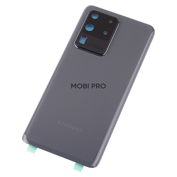 Задняя крышка для Samsung Galaxy S20 Ultra (G988B) Серый - Премиум Задняя крышка для Samsung Galaxy S20 Ultra (G988B) Серый - Премиум