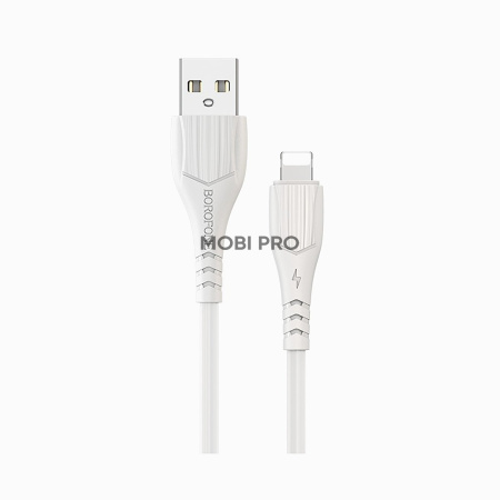 Кабель USB - Apple lightning Borofone BX37 Wieldy (white)