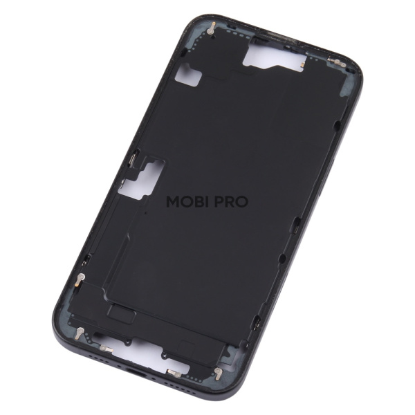 Корпус для iPhone 16 Plus средняя часть Черный - OR
