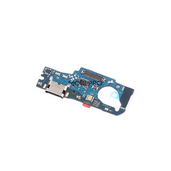 Шлейф для Samsung Galaxy M55 5G (M556B) плата системный разъем/микрофон - Премиум