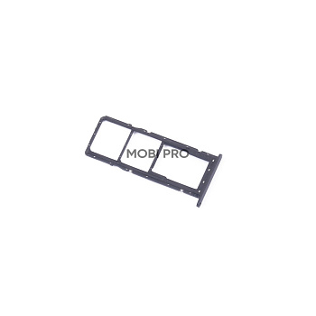 Держатель SIM для Samsung Galaxy M11 (M115F) Черный Держатель SIM для Samsung Galaxy M11 (M115F) Черный