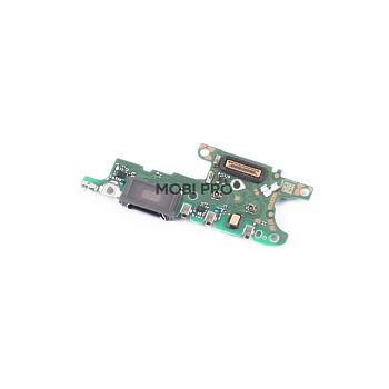 Шлейф для Huawei Honor X8a/90 Lite (CRT-LX1/CRT-NX1) плата на системный разъем/микрофон - Премиум