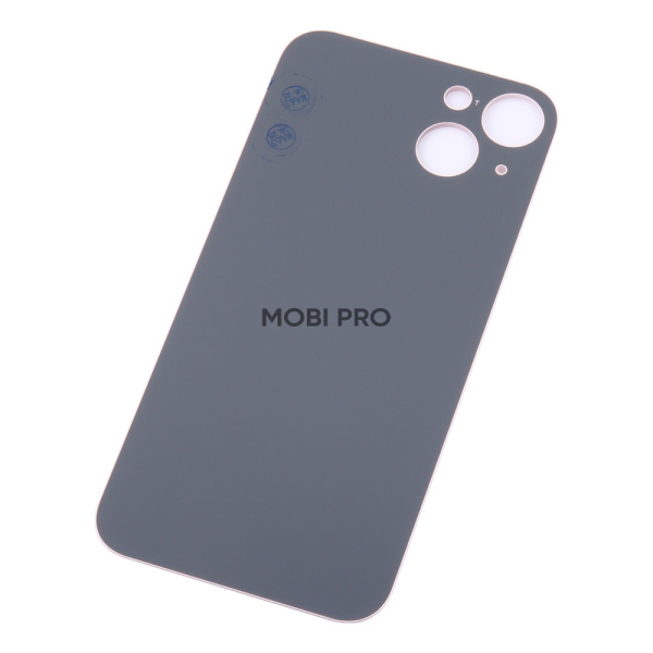 Задняя крышка для iPhone 13 Розовый (стекло, широкий вырез под камеру, логотип) - Премиум Задняя крышка для iPhone 13 Розовый (стекло, широкий вырез под камеру, логотип) - Премиум