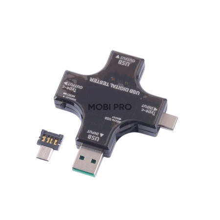 Тестер многофункциональный 12 в 1 (USB/Type-C/Micro)