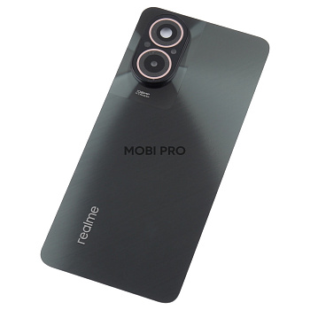 Задняя крышка для Realme C67 4G (RMX3890) Черный - Премиум Задняя крышка для Realme C67 4G (RMX3890) Черный - Премиум