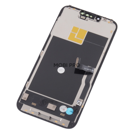 Дисплей для iPhone 13 Pro в сборе с тачскрином Черный - (Soft OLED, Full HD, 120 Гц) (с верификацией = с привязкой без ошибки)
