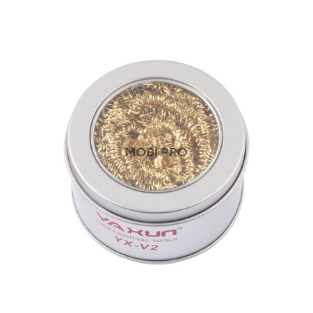 Очиститель жал паяльника Ya Xun YX-V2 (латунная стружка)