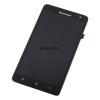 Дисплей для Lenovo S856 модуль с рамкой Черный - Оптима