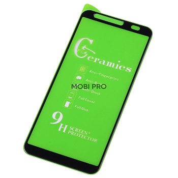 Защитная пленка "Полное покрытие" для Samsung Galaxy J4+ 2018/J6+ 2018 (J415F/J610F) Черный (силикон