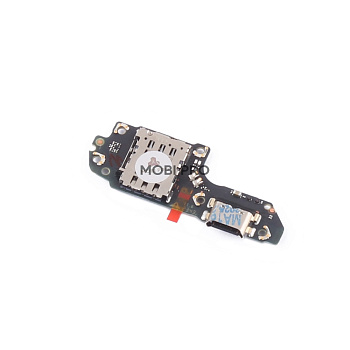 Шлейф для Huawei Nova Y72/Y72s (MGA-LX3/GFY-LX1) плата системный разъем/разъем SIM/микрофон - Премиум