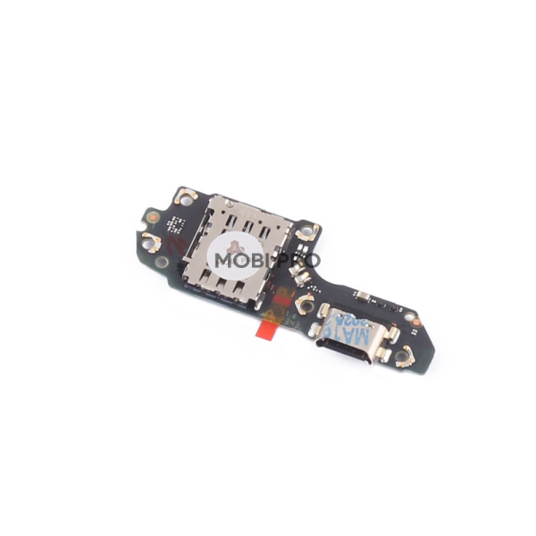 Шлейф для Huawei Nova Y72/Y72s (MGA-LX3/GFY-LX1) плата системный разъем/разъем SIM/микрофон - Премиум
