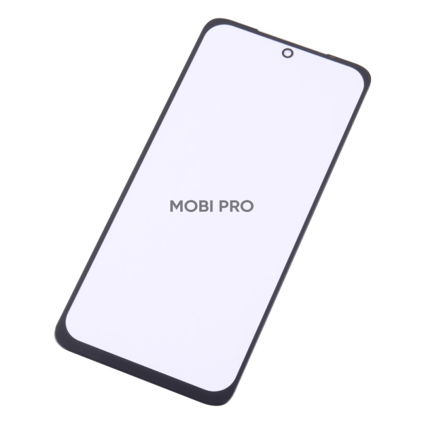 Стекло для переклейки Xiaomi Redmi Note 10/10s/Poco M5s (M2101K7BNY/2207117BPG/M2102K7AG) в сборе с OCA пленкой Черный - OR (Mitsubishi)