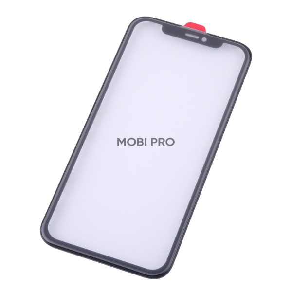 Стекло для переклейки iPhone 11 в сборе с рамкой и OCA пленкой Черный