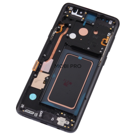 Дисплей для Samsung Galaxy S9+ (G965F) модуль с рамкой Черный - (OLED)