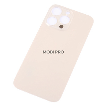 Задняя крышка для iPhone 14 Pro Max с увелич.вырезом под камеру Золотой - OR Задняя крышка для iPhone 14 Pro Max с увелич.вырезом под камеру Золотой - OR