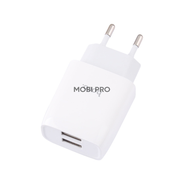 Сетевое зарядное устройство USB Hoco C73A (12W, 2 порта) Белый
