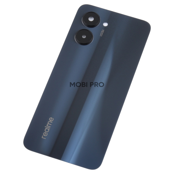 Задняя крышка для Realme C33 (RMX3624) Черный - Премиум Задняя крышка для Realme C33 (RMX3624) Черный - Премиум