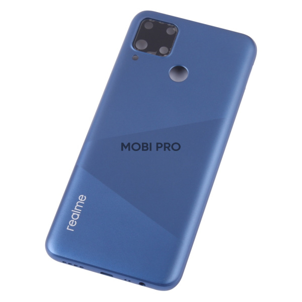 Задняя крышка для Realme C15 (RMX2180) Синий Задняя крышка для Realme C15 (RMX2180) Синий